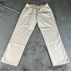 Vintage Levi’s Signature White Pleated Jeans‎ Mens 33 X 32 Paper Tag Taper